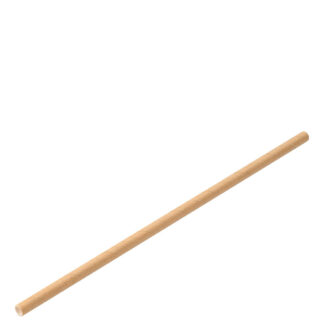 Paper Brown Solid Straw 8″ (20cm) Box of 250, set of 24