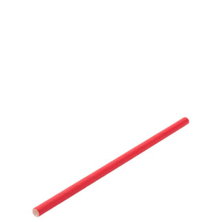 Paper Solid Red Cocktail Straw 5.5″(14cm) 5mm Bore, set of 24