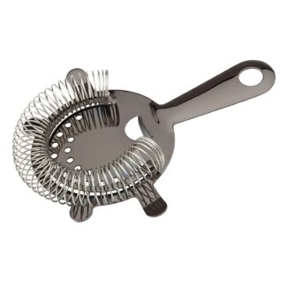 Gunmetal Cocktail Strainer – 4 Prong, set of 6
