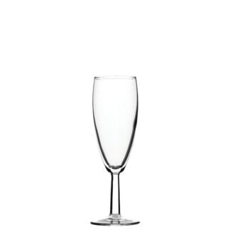 Toughened Saxon Flute 5.25oz (15cl) L@ 125ml CE, set of 12