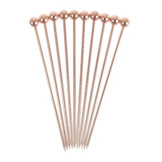 Ball Garnish Pick Copper Plated