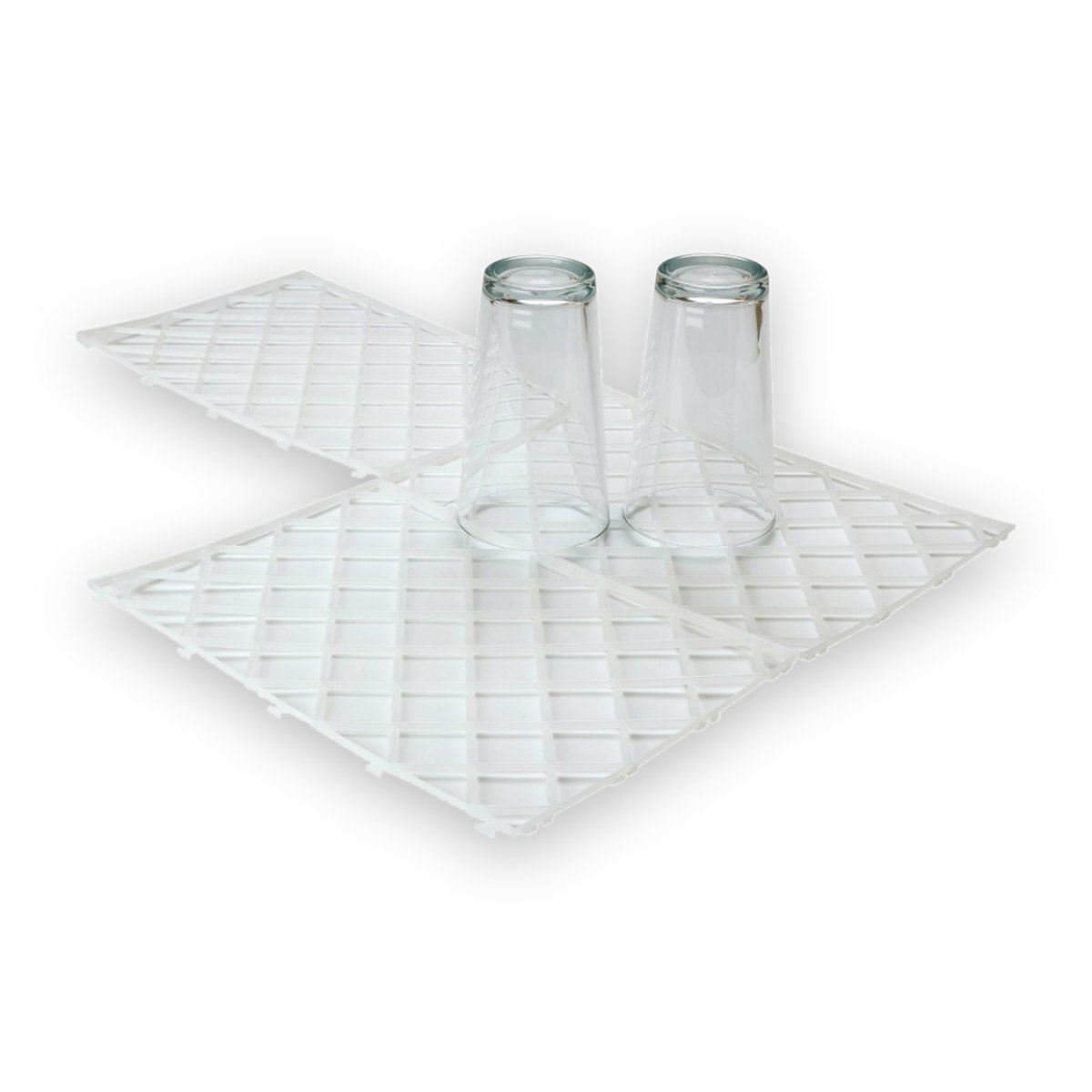 Glass draining mat