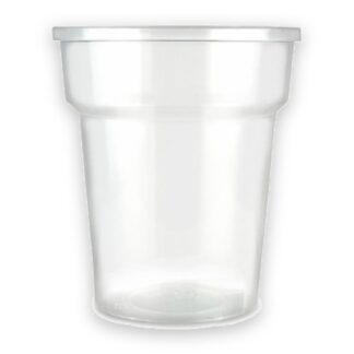 Disposable pint beer glass