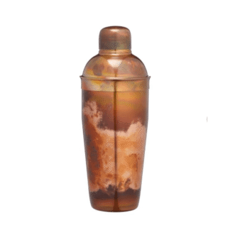 Stainless Steel Iridescent Copper-Finish Cocktail Shaker 700ml