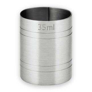 Stainless steel wine measure