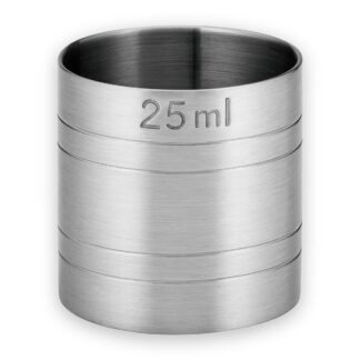 Thimble measure pair, 25ml and 50ml