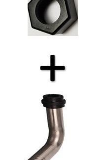 3/4 BSP Turn Down Spout & Nut