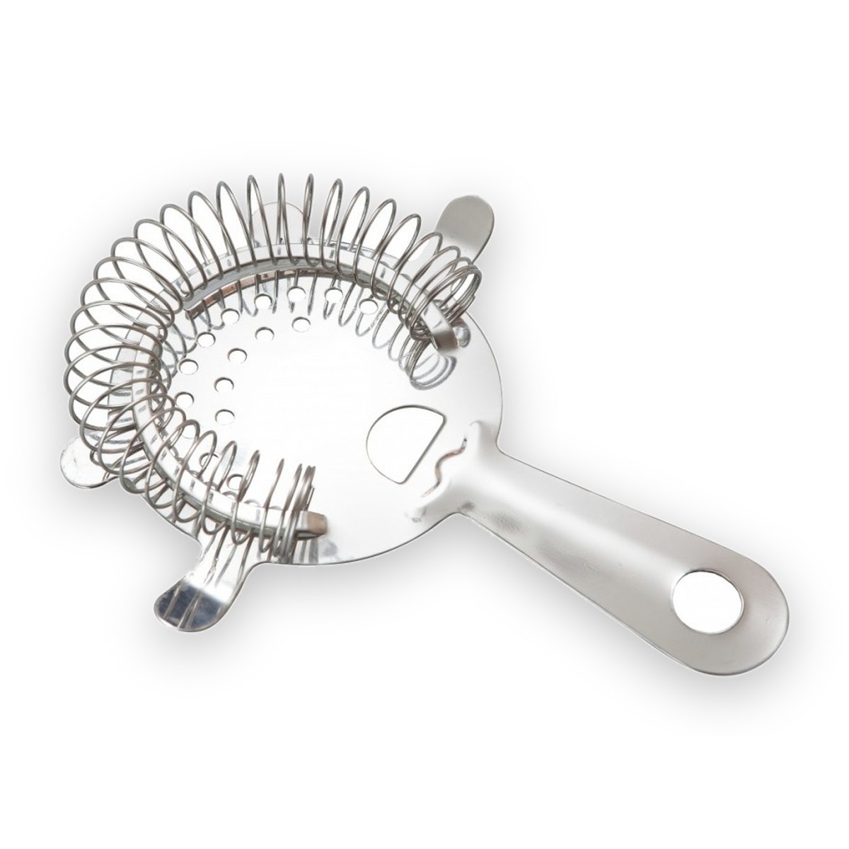 Stainless steel Hawthorne strainer, four prong